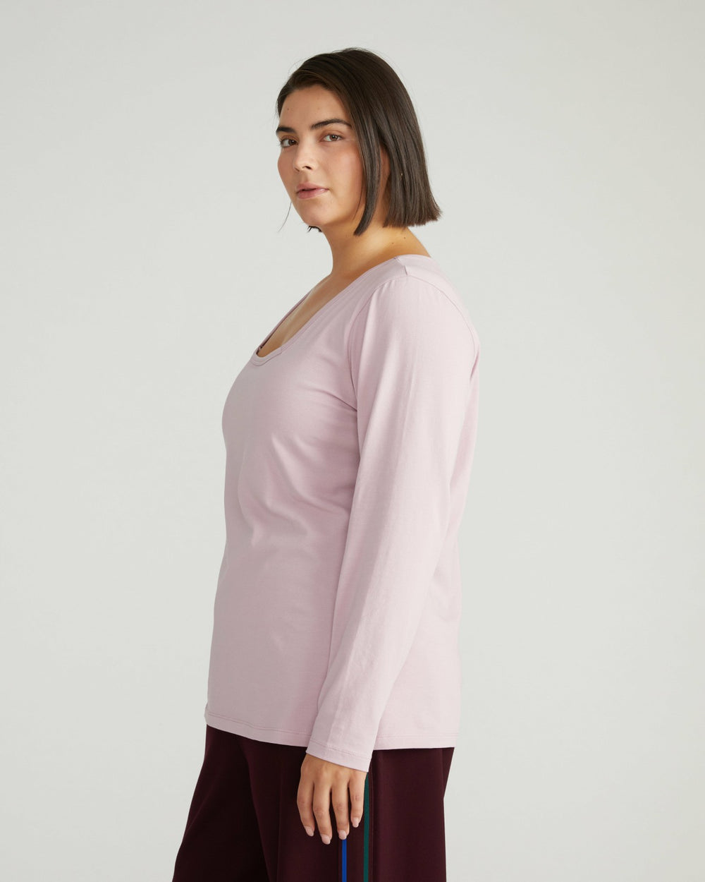 Long Sleeve Square Neck Tee - Universal Standard