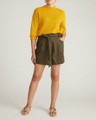 Positano Pointelle Mock Neck Sweater - Universal Standard