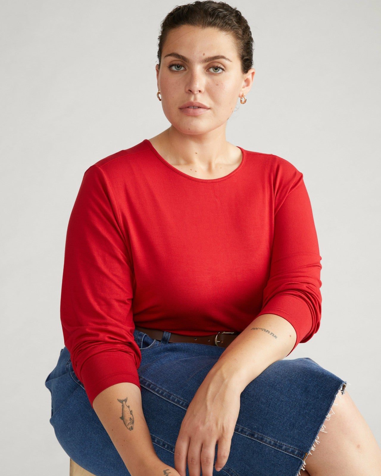 Joan Liquid Jersey Long Sleeve Top - Universal Standard