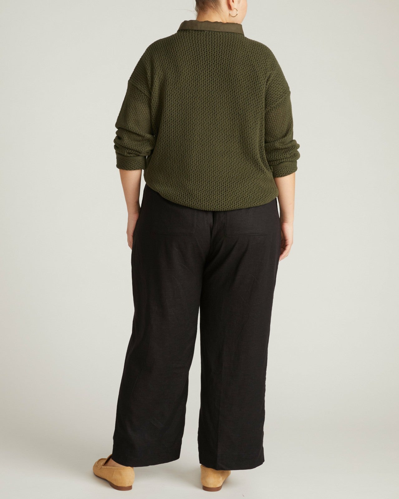 Positano Pointelle Mock Neck Sweater - Universal Standard