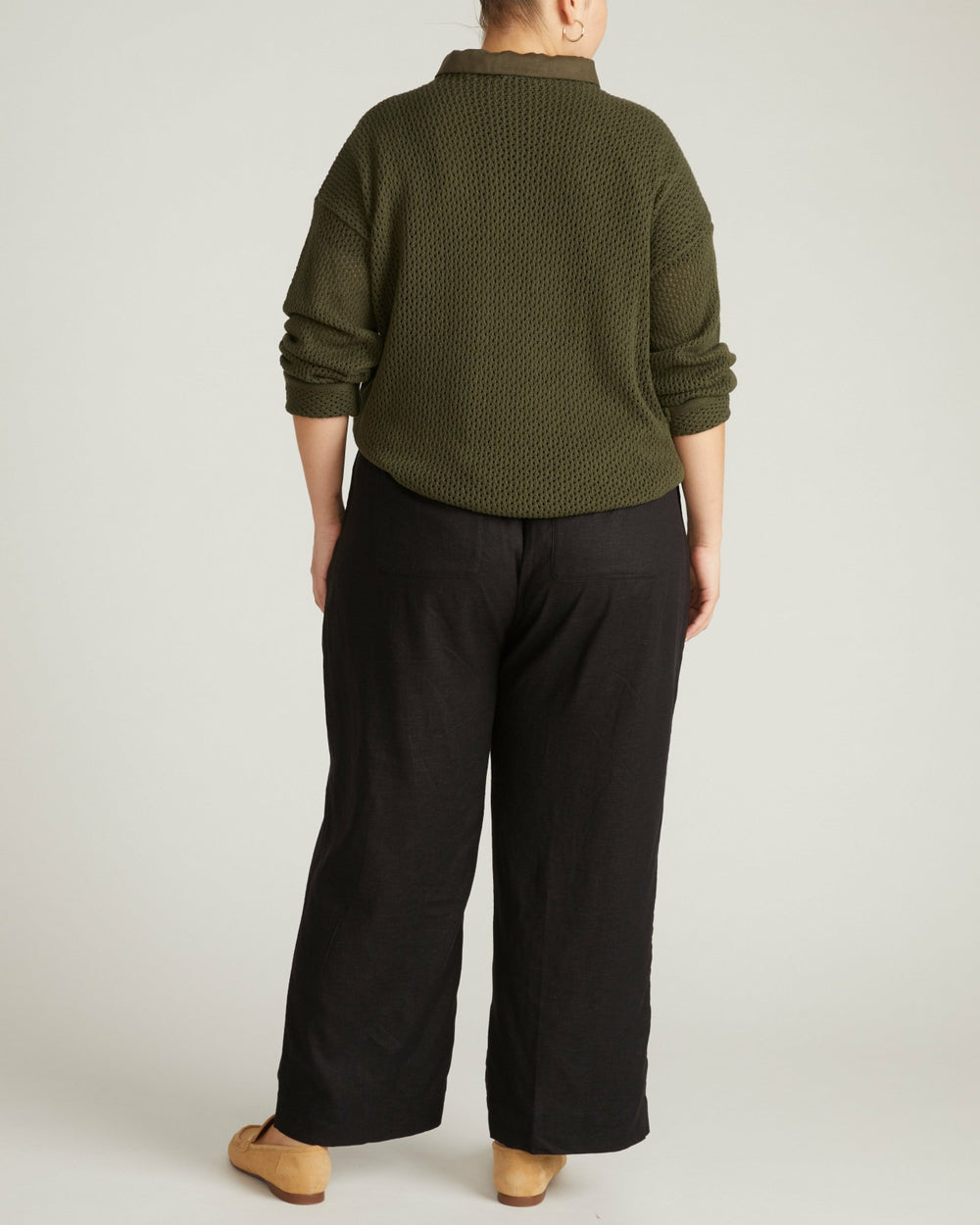 Positano Pointelle Mock Neck Sweater - Universal Standard