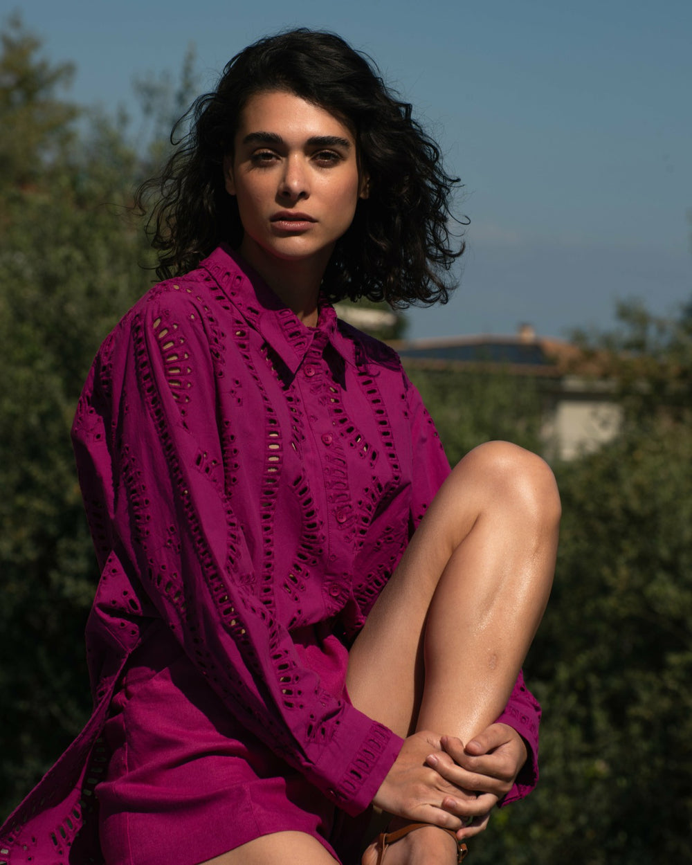 The Embroidered Artist Poplin Shirt - Universal Standard